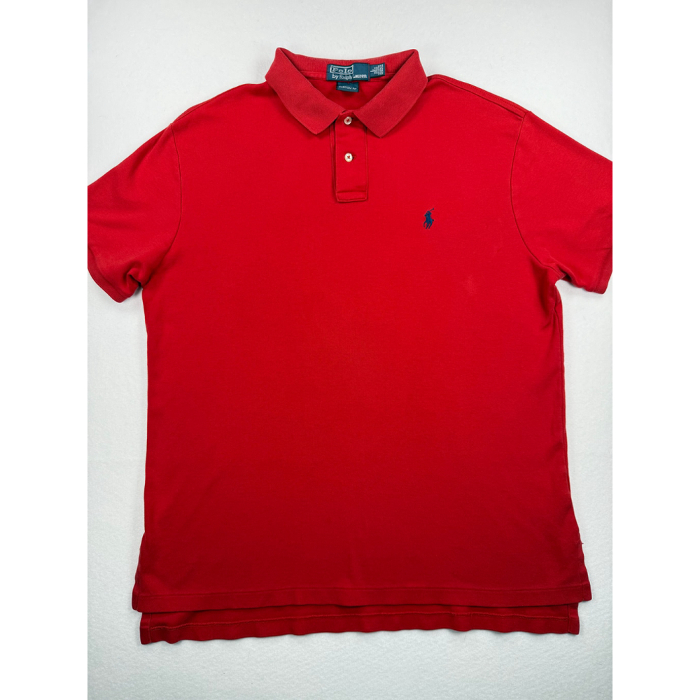 Polo Ralph Lauren Custom Fit Men’s Short Sleeve Red Polo Shirt Size L